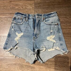Abercrombie High Rise Denim Women Shorts